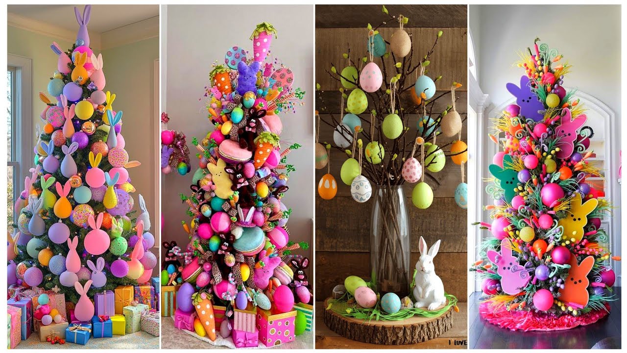 100+Unique Easter Egg Tree Ideas to Add More Color to Your Home/Easter ...