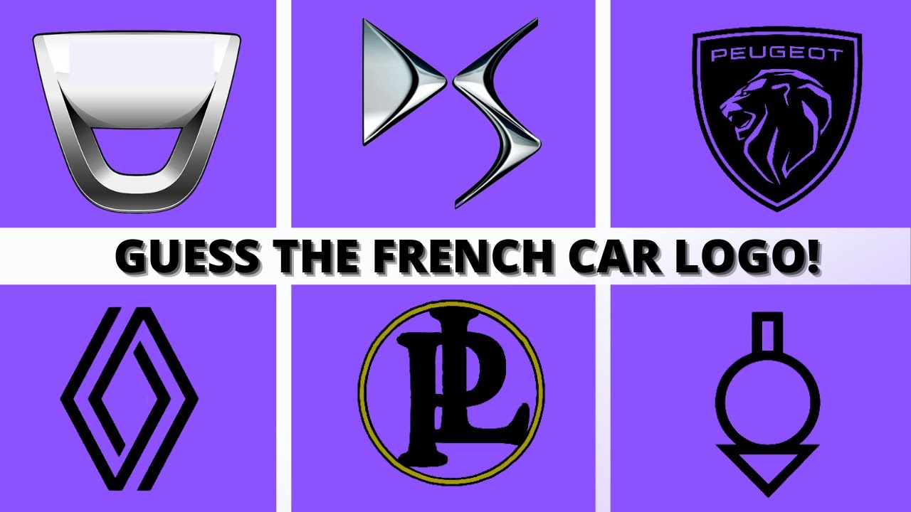 GUESS THE FRENCH CAR BRAND LOGO QUIZ !!! FRENCH CAR LOGO QUIZ YouTube