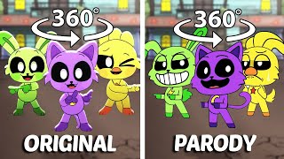 360° VR Smiling Critters POKEDANCE Original vs Parody