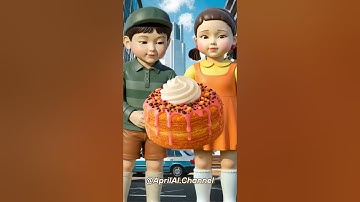 Squid Game AI Donut ASMR #squidgame #squidgame2 #ai #asmr