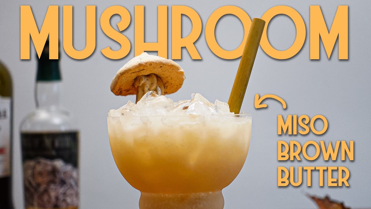 Forager's Delight - A Mushroom Cocktail with Miso Brown Butter