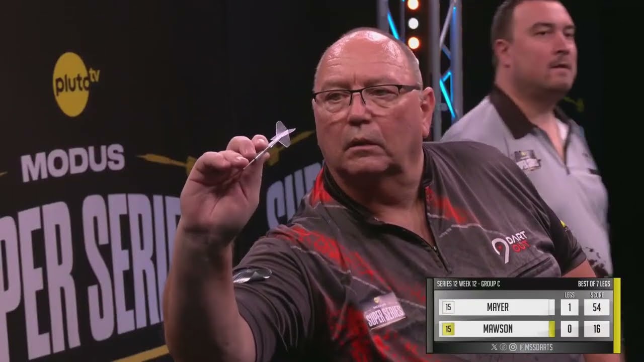 Обзор матча Джим Мейер против Гэри Моусона / Суперсерия MODUS 12, 12 неделя, группа C, сессия 1