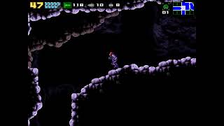 AM2R Long Shinespark Morphless Elevatorless (Speedrun Trick)