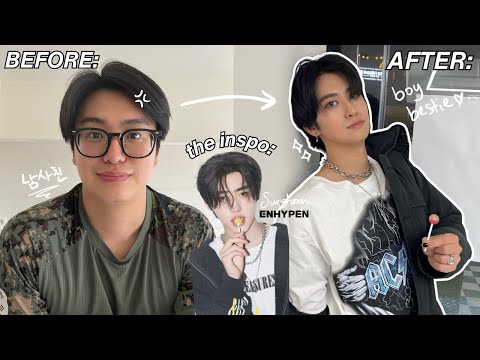 transforming my BOY BESTIE into a KPOP IDOL?! *extreme glow up*