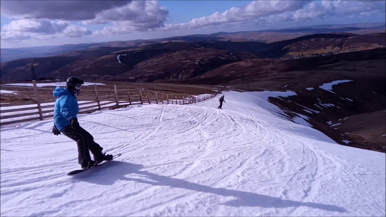 Spring slide on Lowther Hill, 24 March 2018