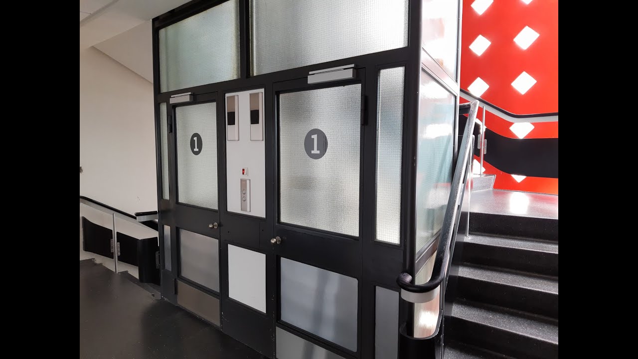 1952 Titan elevators at Vester Farimagsgade 6 (Buen), Copenhagen