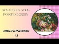 Nos rendezvous point de croix  pointdecroix crossstitch blabla