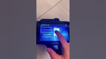 How to change languages  PRINTER SET#handheldprinter #coding #codingsolutions #smallbusiness