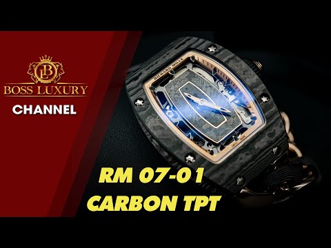 Video Richard Mille RM 07-01 Open-link Red Gold & Carbon TPT... - youtube