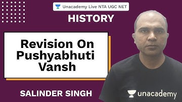 Revision on Pushyabhuti dynasty | History | Unacademy Live NTA UGC NET | Salinder Singh