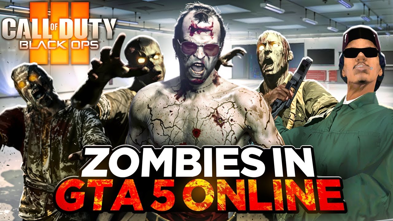 ZOMBIES Took Over My GTA Online Apartment Garage - BO3 Custom Zombies