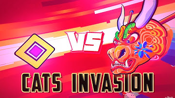 "Cats Invasion" by qMystic, Knots, IvashkaUA & more | Geometry Dash 2.2