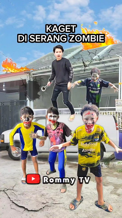 Download lagu KAGET DI SERANG ZOMBIE!! Prank Klakson Bus Telolet #shorts #basuri