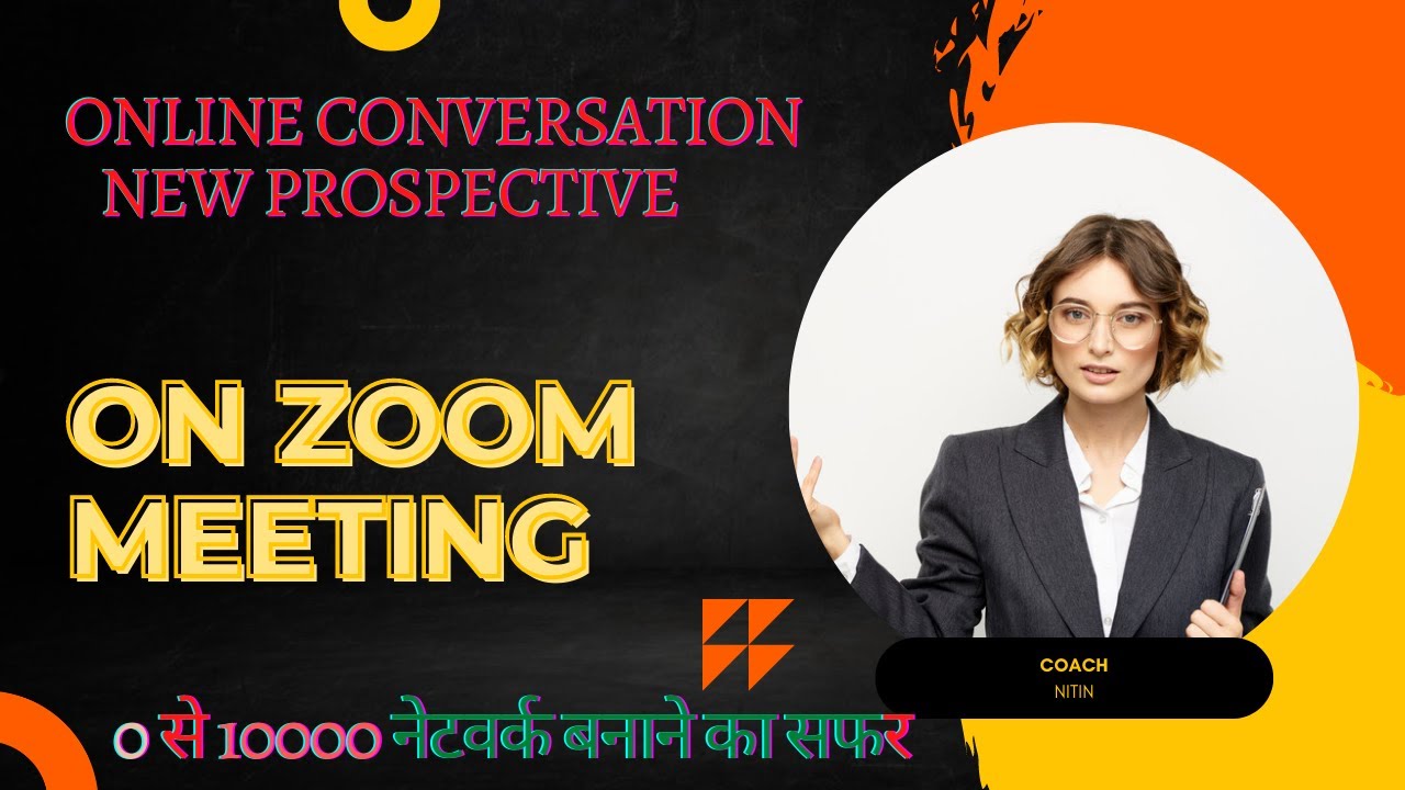 Online Conversation On Zoom Meeting With New Members ||  Network Marketing
