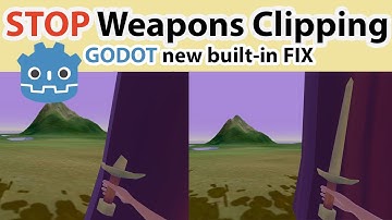 Godot FPS Fix: STOP Weapons Clipping Through Walls !