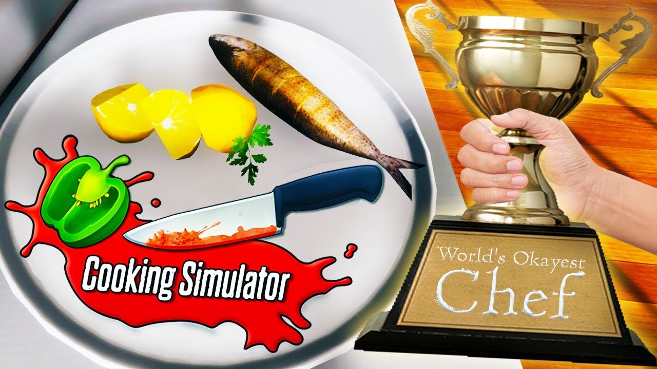 I dropped baked trout on the floor and served it to a food inspector in Cooking  Simulator