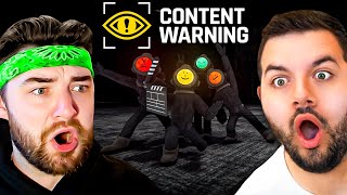 KingWoolz SCREAMS & CRIES Playing CONTENT WARNING w/ CourageJD, Grizzy & JoshCHX!! (Insane)