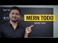 How to Implement the DELETE Operation in MERN Backend | Todo App Backend Tutorial in Bengali #7