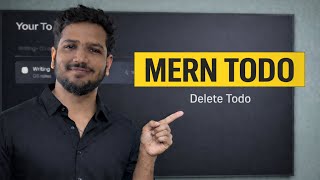 How to Implement the DELETE Operation in MERN Backend | Todo App Backend Tutorial in Bengali #7