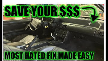 Foxbody heater core install *THE MOST HATED FIX MADE SIMPLE*