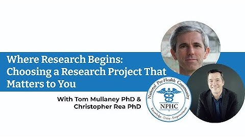 Where Research Begins: Choosing a Research Project That Matters to You (and the World)