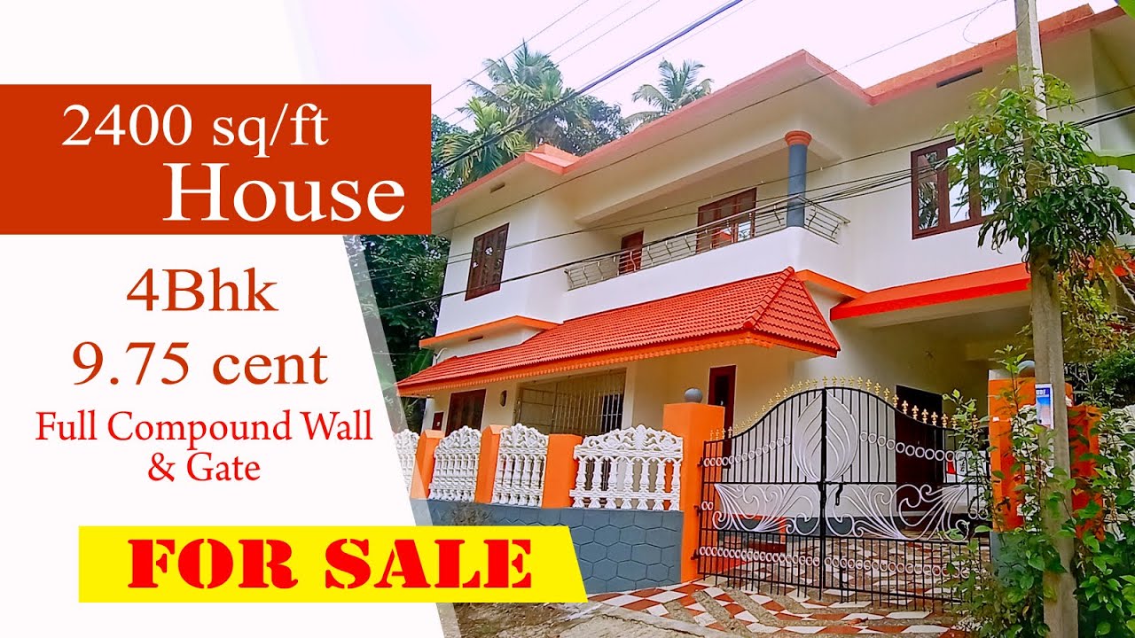 2400sq/ft ഇരുനില വീട് വിൽപ്പനയ്ക്ക് House for Sale in Pandalam Raab