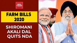 Shiromani Akali Dal Quits NDA Over Farm Bills | Breaking News | India Today