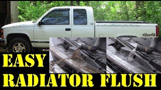 1995 Chevy Truck V8 350 Cooling system Radiator flush by JasonDoesDIY 117,945 views 6 years ago 7 minutes, 39 seconds