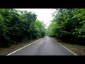 Driving along an empty road  royalty free 4k stock footage