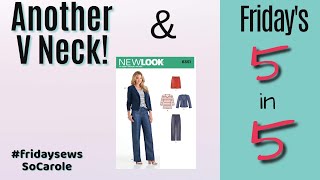 NEW LOOK  6351 & FRIDAY'S 5 in 5!! #fridaysews 5 Sept2025