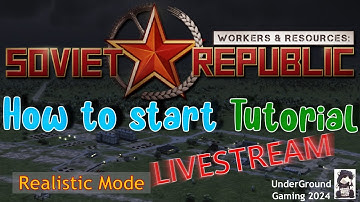WORKERS AND RESOURCES REALISTIC MODE - ULTIMATE CITY MANAGER TUTORIALS - GETTING STARTED 01