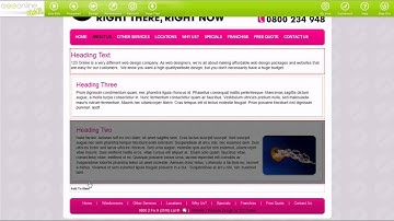 Add Layout - 123 Online Shift CMS Tutorial