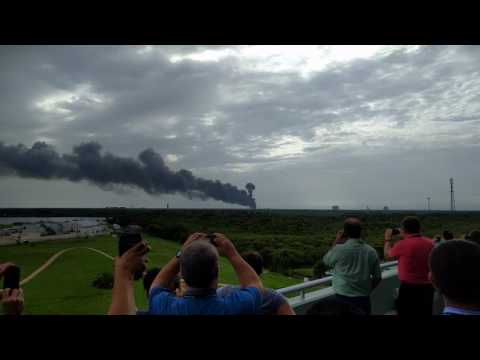 Secondary Explosions at SpaceX Pad