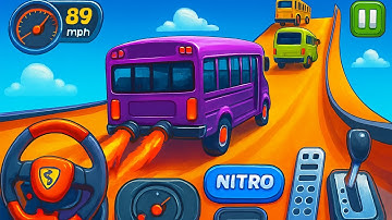 Crazy Bus Mega Ramp Impossible Racing   Bus Stunts Impossible Tracks   Android Gameplay Video P-08