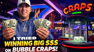 I Tried the BLUFF METHOD on Bubble Craps… Did It Work?