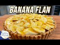 THE BANANA FLAN I MADE FOR PRINCES WILLIAM AND HARRY