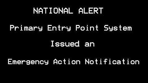 EAS MOCK - Prank that caused the EAS to activate for the United States