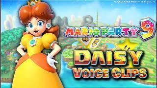All Princess Daisy Voice Clips • Mario Party 9 • Voice Lines • Nintendo Wii 2012 (Deanna Mustard)