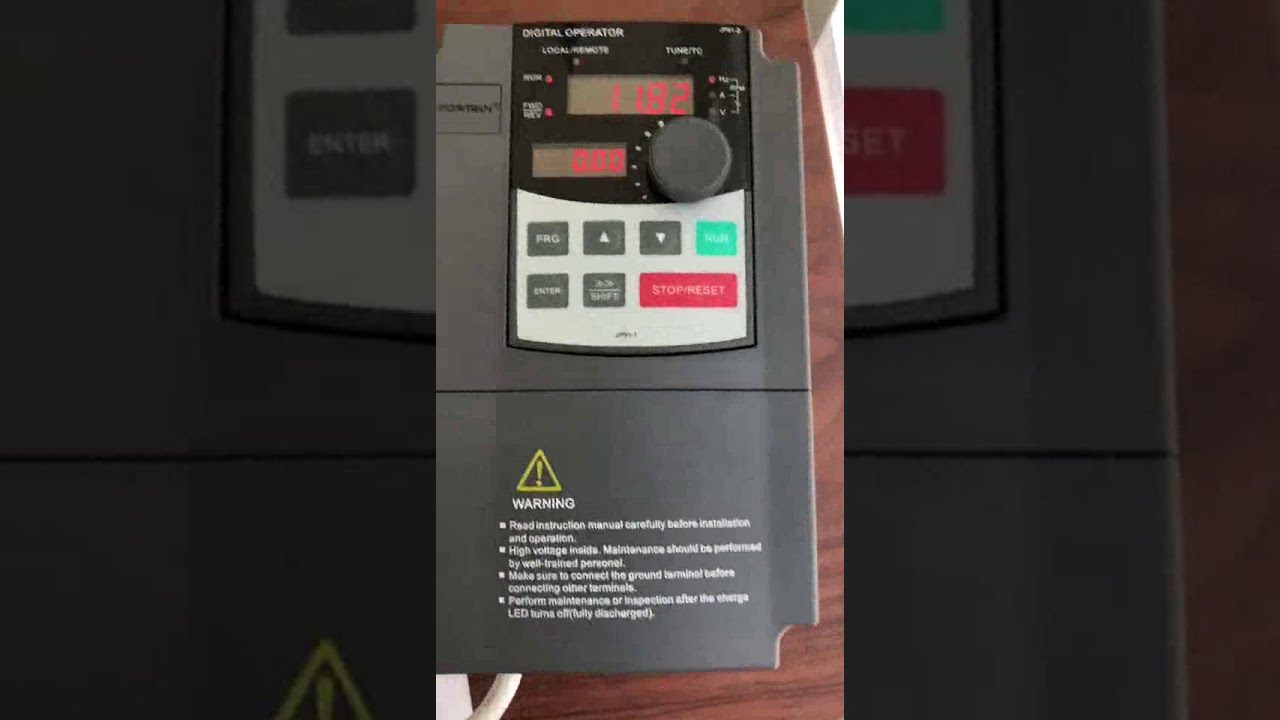 Powtran vfd pi9130 configuration troubleshoot part 3