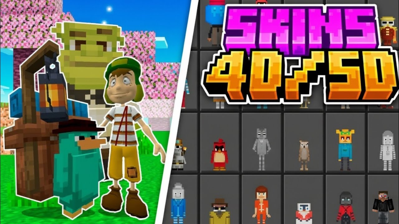 4D Skins For MCPE 1.21.124 | Minecraft PE | Steveinator - YouTube
