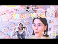 STUDIO VLOG 🌼 / MUGS ARE COMING! Sublimation on mugs & CHRISTMAS DECORATIONS 🎉 / Making new product