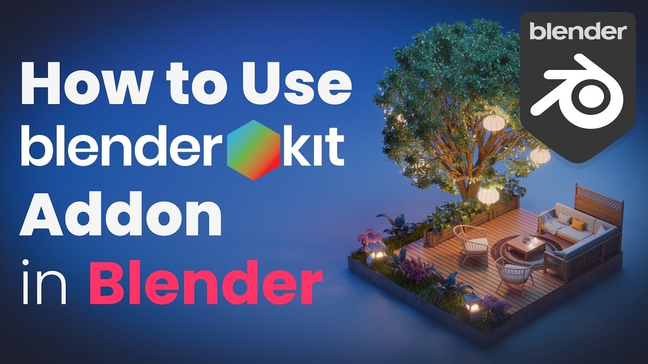 How to Install and use BlenderKit Addon in Blender 5.1 | Complete ...