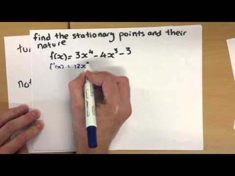 Video: How To Find Stationary Points Of A Function