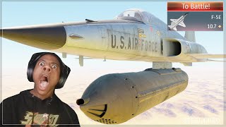 STOCK F-5E Tiger II GRIND Experience 💀💀💀 Pain and Suffering at TOP TIERS
