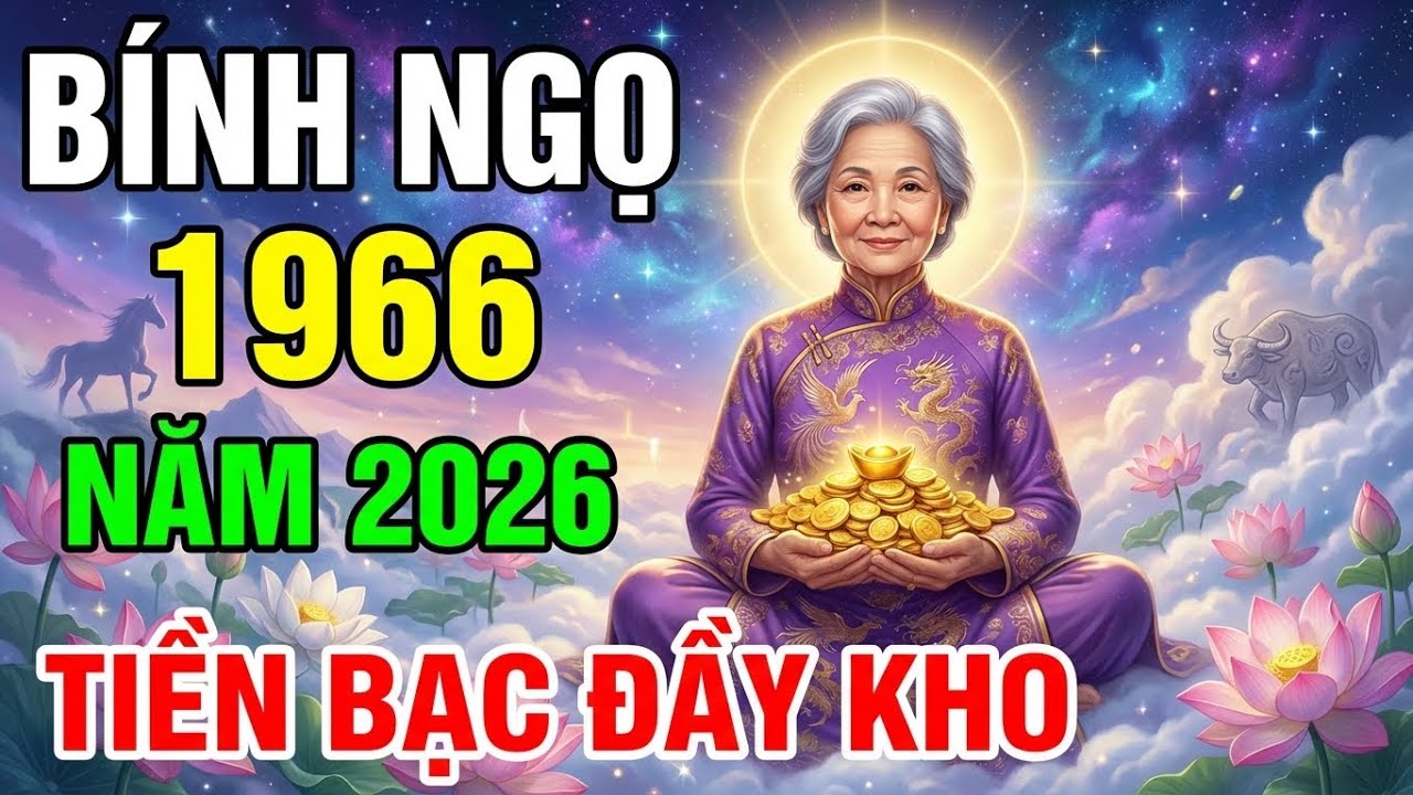 TỬ VI NỮ MẠNG BÍNH NGỌ 1966 (61 TUỔI) NĂM 2026: ĐÓN LỘC TÀI, AN KHANG VIÊN MÃN hay SÓNG GIÓ ?