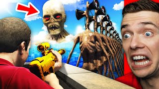 Destroying The CREATOR OF SIREN HEAD In GTA 5 (Scary)