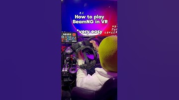 BeamNG Drive 4K in VR 🤯 - How to setup #trendingonshorts #beamng #beamngdrive #vr