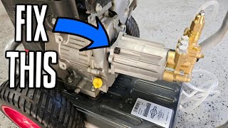 How To Diagnose and Replace a Pressure Washer Water Pump