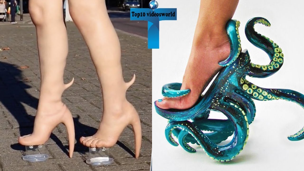 Top 10 Most Bizarre & Odd Shoes You Have Never Seen Weird & Strange Shoes -  YouTube