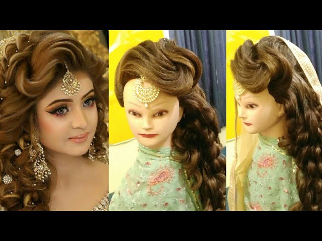 Kashish Hair Style 2021/ Latest engagement and Valima Hair Style /  beautiful hairstyle for girls - YouTube